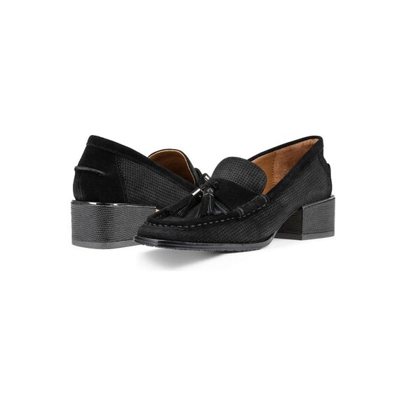 Donald J. Pliner Shoes - 🆕 DONALD PLINER Arroyo Tassel Suede Loafer Shoes 8 Black